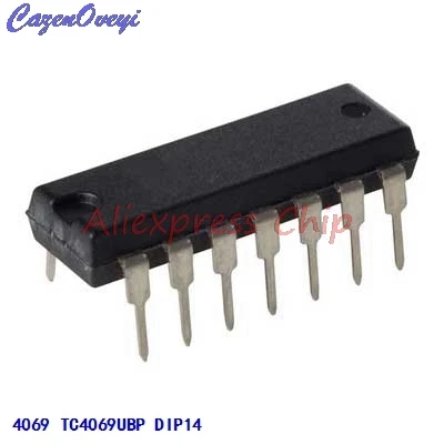 

1pcs/lot 4069 TC4069UBP DIP-14 gate / inverter IC TOS new original In Stock