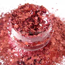 Смешанный Блеск пастель, цветовой гаммы формы Блеск Смесь для Лаки для ногтей frankening Скрапбукинг Другое Книги по искусству Дизайн DIY