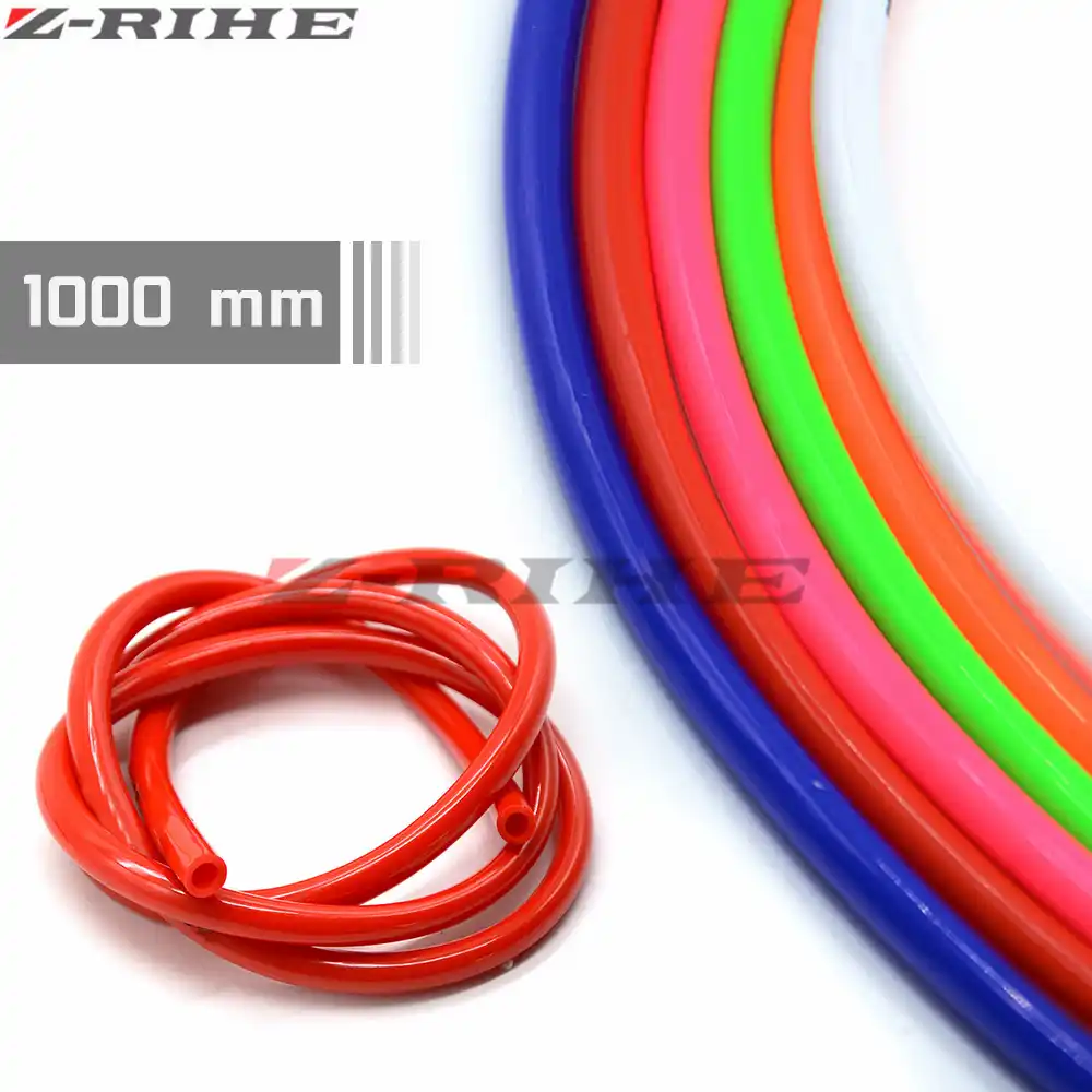 3 Way Adaptor /& 100cm Clutch Brake Oil Hose Tube Pipe Line Red for Motorcycle