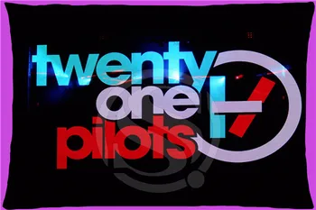 

Hot Sale Twenty One Pilots Rectangle Pillowcases zipper Fashion Custom Pillow Case 35x45cm SQ00707-@H034