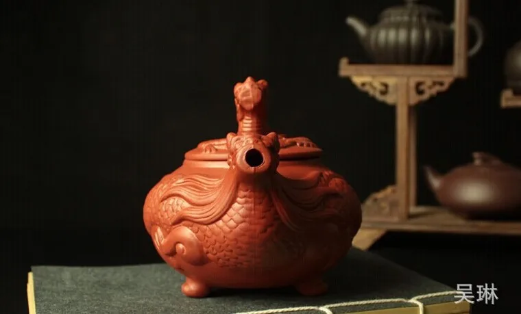 2018 Infusor кухонные инструменты капсула китайский дракон чайный набор кунг-фу, Глиняный Чайник высокого класса горшок, ручная работа 450 мл