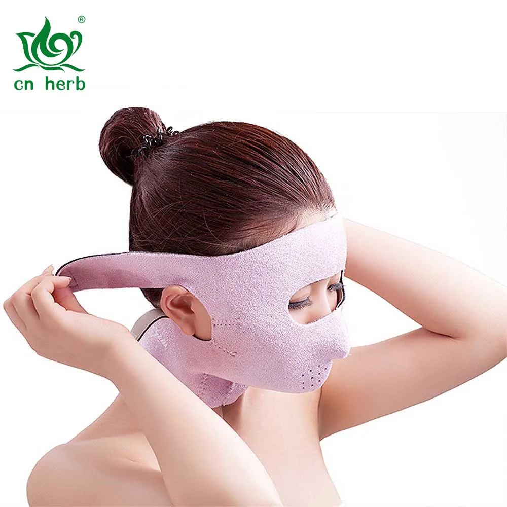 

~ pink full face mask Tighten the facial mask