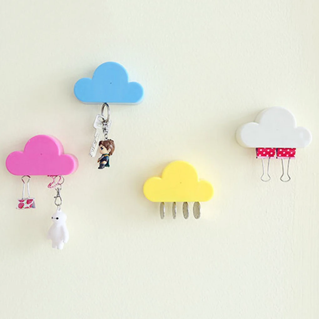 

New Cute Cloud Shape Magnetic Magnets Wall Rack Key Storage Holder Keys Securely