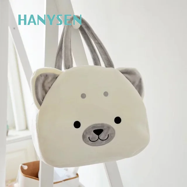 7 Women Plush Cartoon Bear Computer Bag Fresh Style Animals ...
