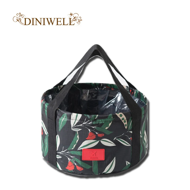 

DINIWELL travel folding washbasin portable washbasin 2018 Oxford cloth waterproof wash basin multi-function bag travel basin