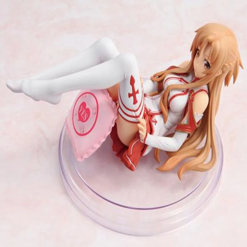 SAO Yuuki Asuna 1/8 масштаб меч искусство онлайн Сексуальная модель кукла с подушкой Коллекция аниме фигурка украшение коробка-упакованная T7421