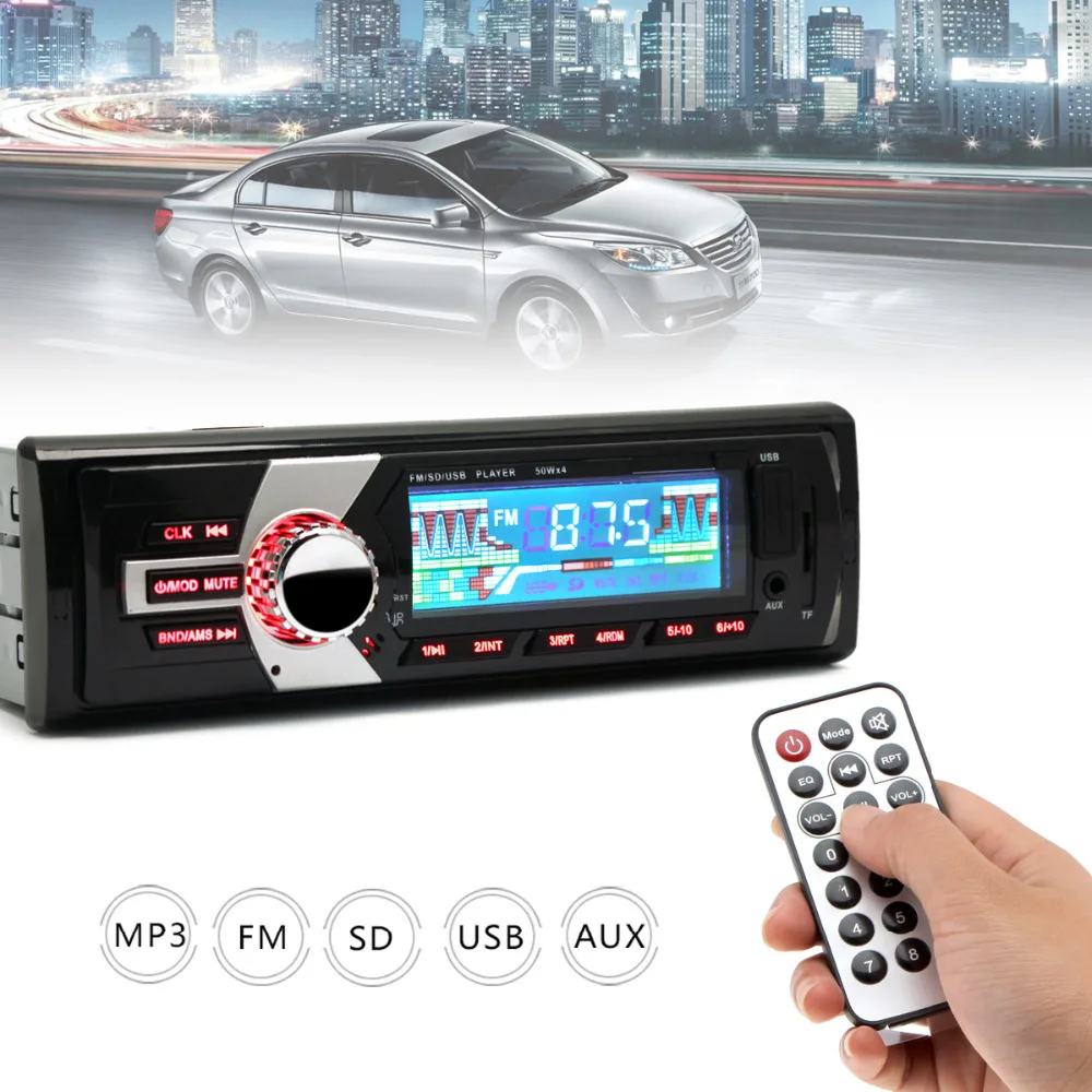 In Dash Auto font b Car b font Radio FM Input Receiver Stereo font b Audio