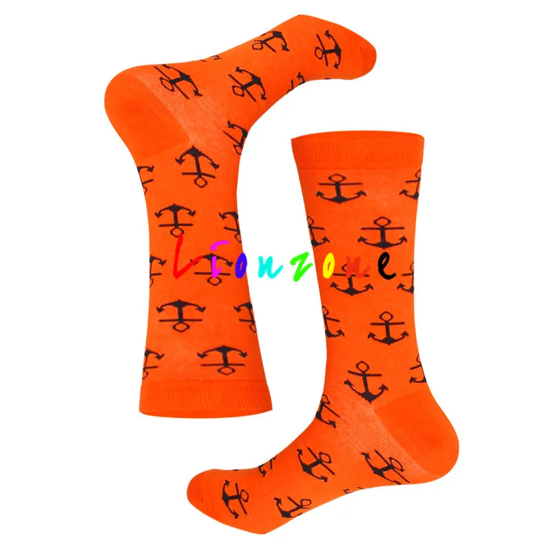 LIONZONE бренд Happy Socks для женщин/мужчин унисекс британский стиль Фламинго Зебра Миньоны Новинка художественная носки для влюбленных подарок - Цвет: Choice6