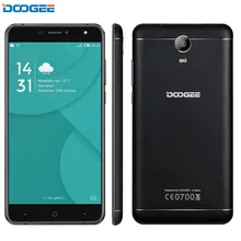 4G D’origine DOOGEE X7 Pro 2 GB + 16 GB 6.0 pouce 2.5D Android 6.0 MTK6737 64-Bit Quad Core Téléphone Portable OTG OTA GPS 3700 mAh FM