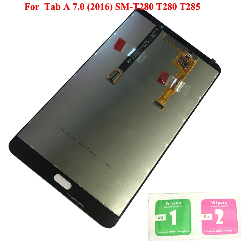 

LCD Display for Samsung Galaxy Tab A 7.0 2016 SM-T280 SM-T285 T280 T285 LCD Touch Screen Digitizer Assembly Tablet PC Parts