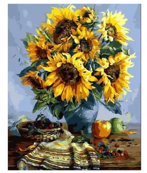 

4018 Grandma's Sunflowers - Paint by Numbers Kits for Adults DIY
