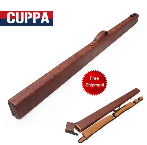 

Cuppa New PU Leather 3/4 Snooker Cue Case Billiard Snooker Accessories 123cm Length Professional High Quality Cases China 2019