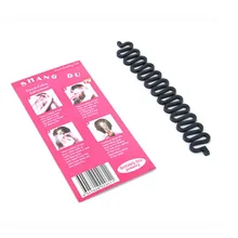 Магия женщин девушки коса многоножка Твист волос Braider DIY инструмент для укладки волос(черный