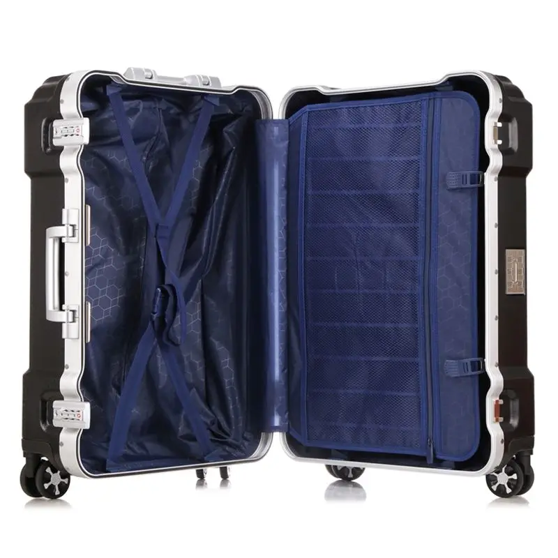 20 24 28 Inch Larger Capacity ABS PC Aluminum Frame Luggage Bag Commercial Boarding Case Trolley Travel Suitcase Password Box