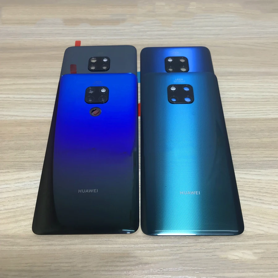 Материал стекло задняя крышка корпуса для huawei mate 20 X Задняя крышка батареи чехол с объективом камеры+ клей для mate 20X