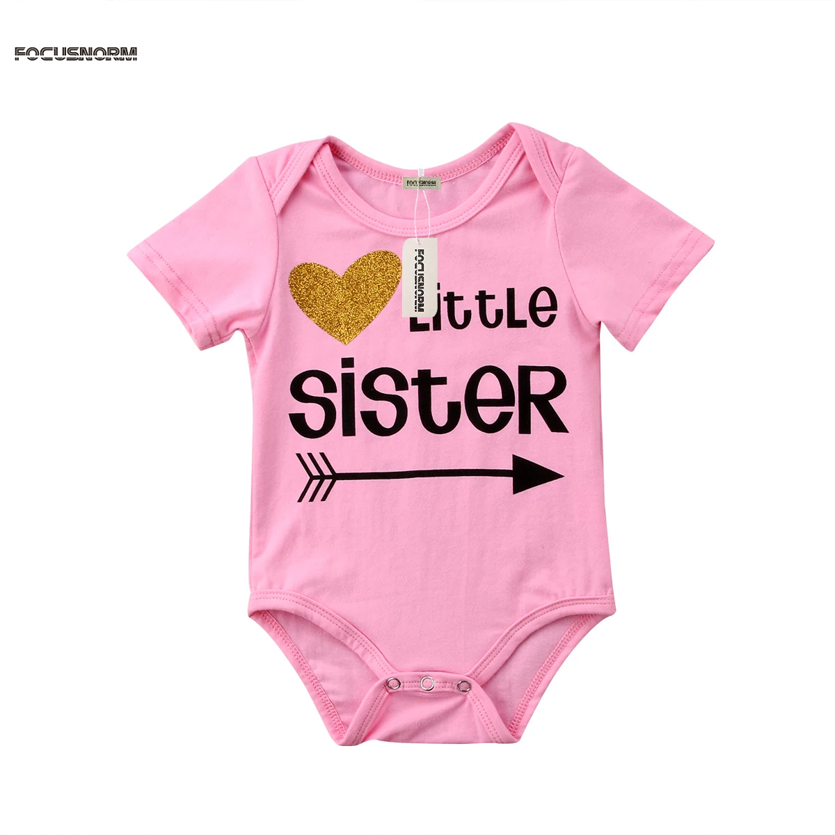 Одинаковая одежда для сестры хлопковая футболка с надписью Big Sister боди маленькой