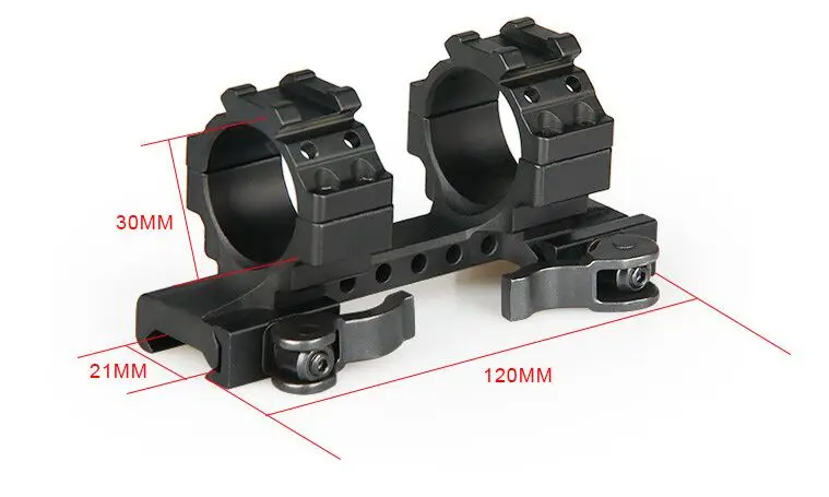 

Tactical 30mm Diameter Aluminum Picatinny Weaver rifle scope mount for hunting