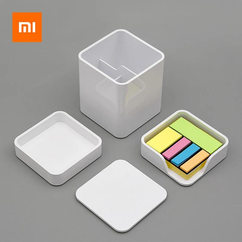 

Xiaomi LEMO ABS 3-in-1 Pen Card Note Holder Set Multi-function Office Desk Pen Pencil Organizer Office School Storage Case