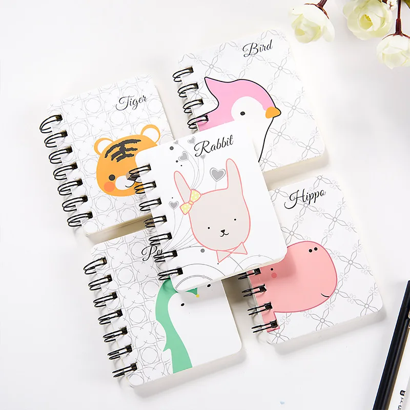 Kawaii Cute Drawing Rabbit Panda Small Notebook Pocket Notepad ...