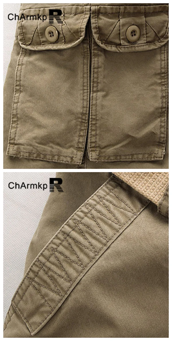 Outdooors Loose Large Size Cotton Multi Pockets Cargo Pants