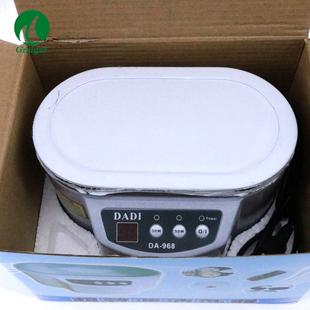 

Ultrasonic Cleaning Machine DA-968 220V Stainless Steel Dual 30W/50W