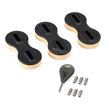 

3 PCS Fushion Fin Box Plug Extra Fin Key 9MM Fin Screws Set Surfboard Fin Keys for Marine Canoe Water Sport Surfboard Accessory