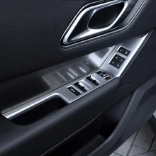 Accessories for Land Rover Range Rover Velar 2017 2018 ABS Matt Interior Car Interior Window Lift Cover Trim car styling