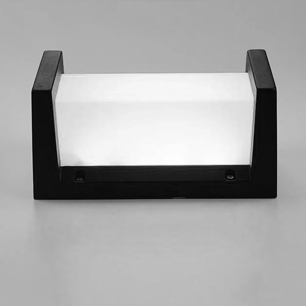 

Motion Sensor Wall Lamp Courtyard Garden Decorations Waterproof Radar LED Light Home Use Modern Rectangle Simple Porch Outdoors