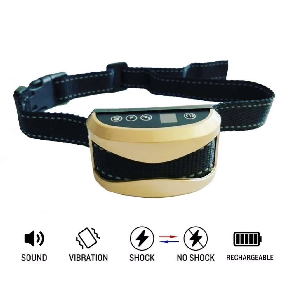 New Stop Electric Safe Set Anti Barking Pet Dog Training Collar