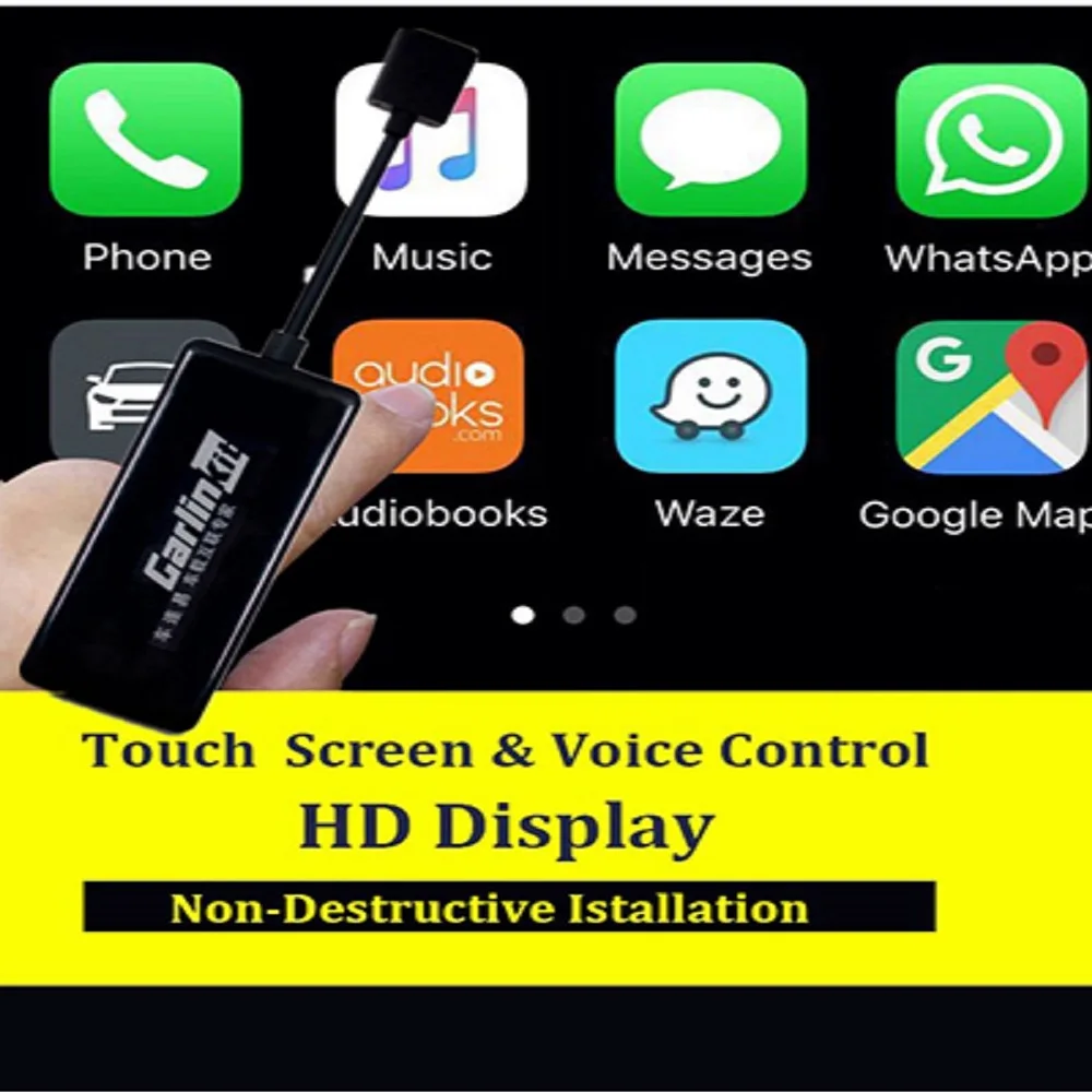 

Carplay Dongle USB Auto Link Dongle Car Link Dongle Navigation Player Universal Link Dongle for MP5 Player for Apple CarPlay