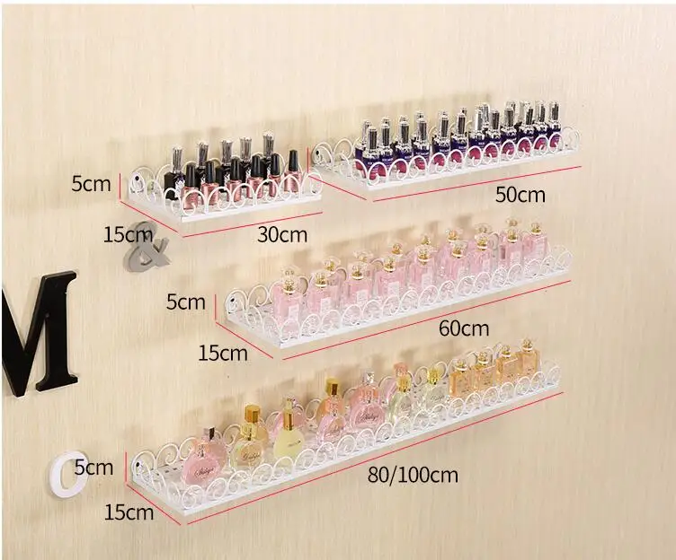 Косметическая настенная стойка для лака для ногтей Полка для геля маникюрный магазин стойка для демонстрации духов маска