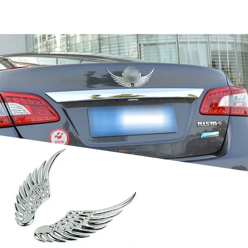 NWIEV автомобильные наклейки металлические 3D крыло автомобиля Стайлинг для Opel Astra