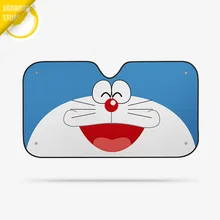 Doraemon Cartoon Car Windshield Sunshade Windscreen Cover Solar Protection Auto Zonnescherm Parasole Parasol Coche C0340B13