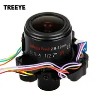 HD 3.0Megapixel 2.8-12mm Varifocal CCTV Zoom Lens Motorized 1/2.7" For HD CCTV Cameras Auto Iris Auto Focus Zoom ICR F1.8 D14