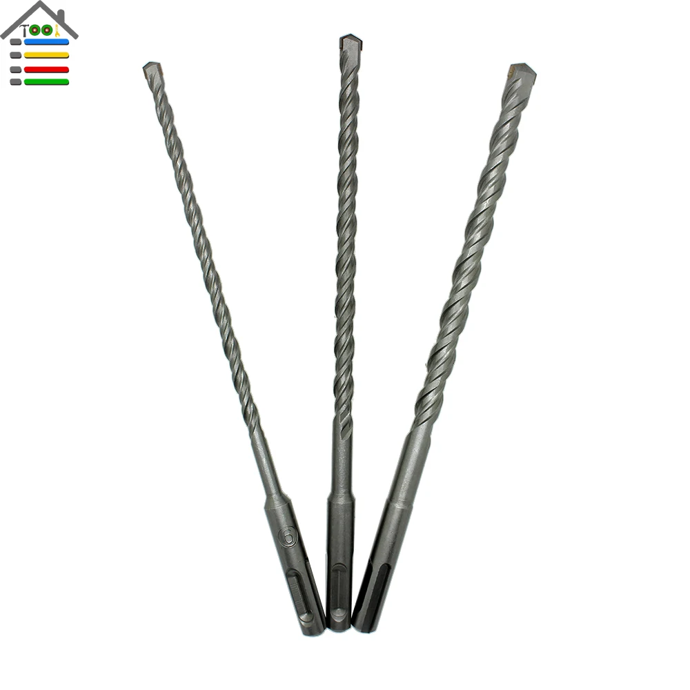 3pc/Lot SDS Plus Drill Bits Set 6 8 10mm 210mm/L Concrete Wall Brick