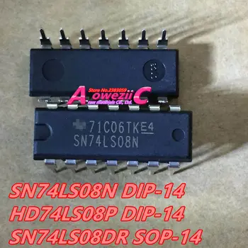 

Aoweziic 2017+ 100% new imported original 74LS08 SN74LS08N HD74LS08P DIP14 / SN74LS08DR LS08 SOP-14 Four way 2 input and gate