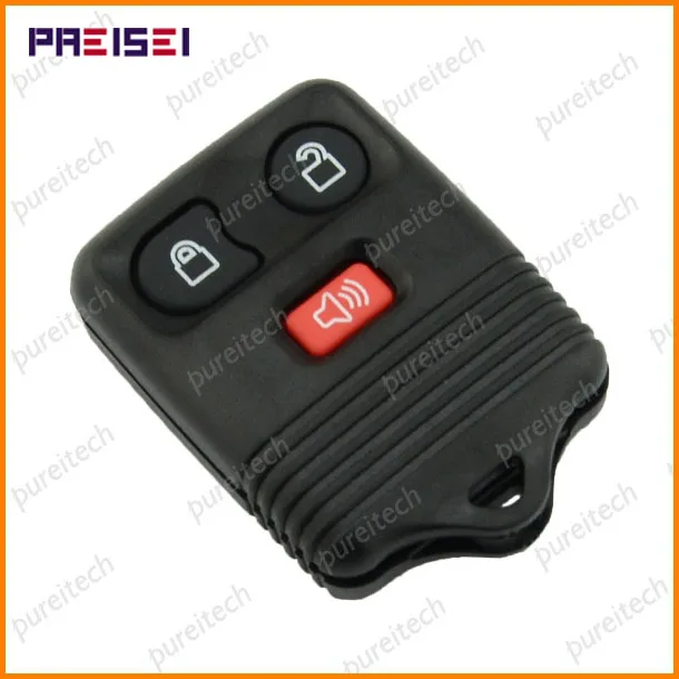 

25pieces/lot Black 3 Buttons Car Keyless Remote Control Fobs Case Shell For Ford