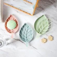 Мыльница портативный мыло контейнер ванная комната листьев держатель поставки водосточной мыло Холдинг Организатор аксессуары