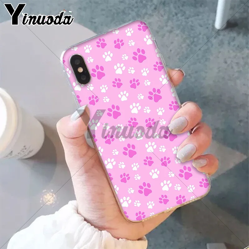11pro MAX собачья лапа дизайн DIY печать рисунок чехол для телефона оболочка Apple iPhone 8 7 6