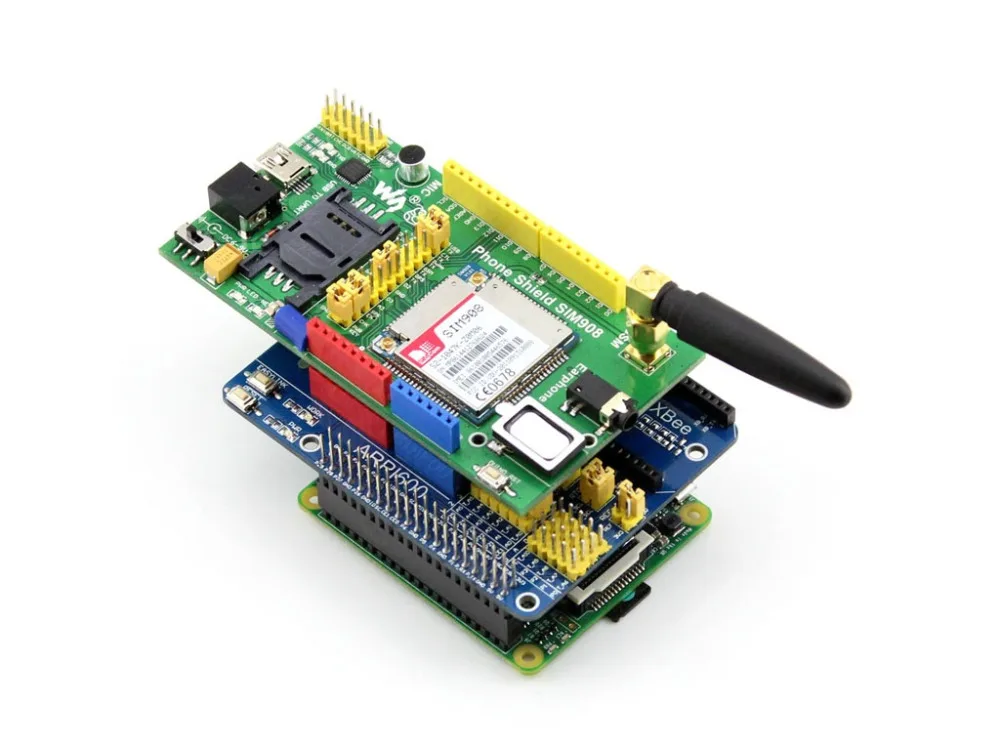 Raspberry Pi 3 Модель B +, третьего поколения Pi Development Kit, плата расширения ARPI600, различные датчики