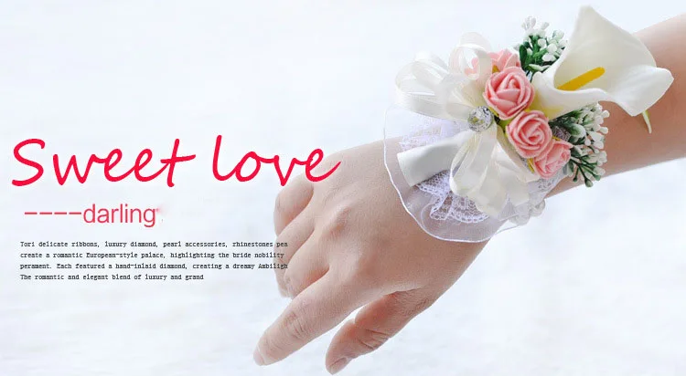 white wedding wrist corsage boutonnieres roses  (7)