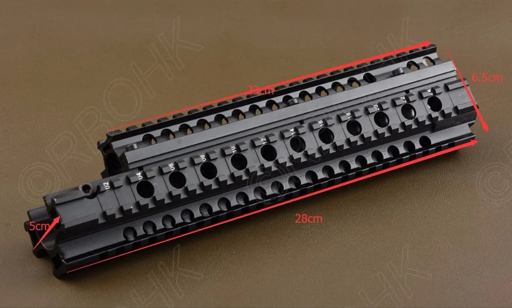 

Tactical FN FAL picatinny rail Handguard Quad Rail Mounting System L1A1 Aluminium hunting shooting R4142