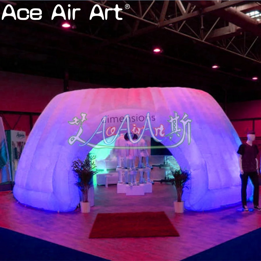  Led lighting marquee inflatable office tentinflatable office structure tent for product display