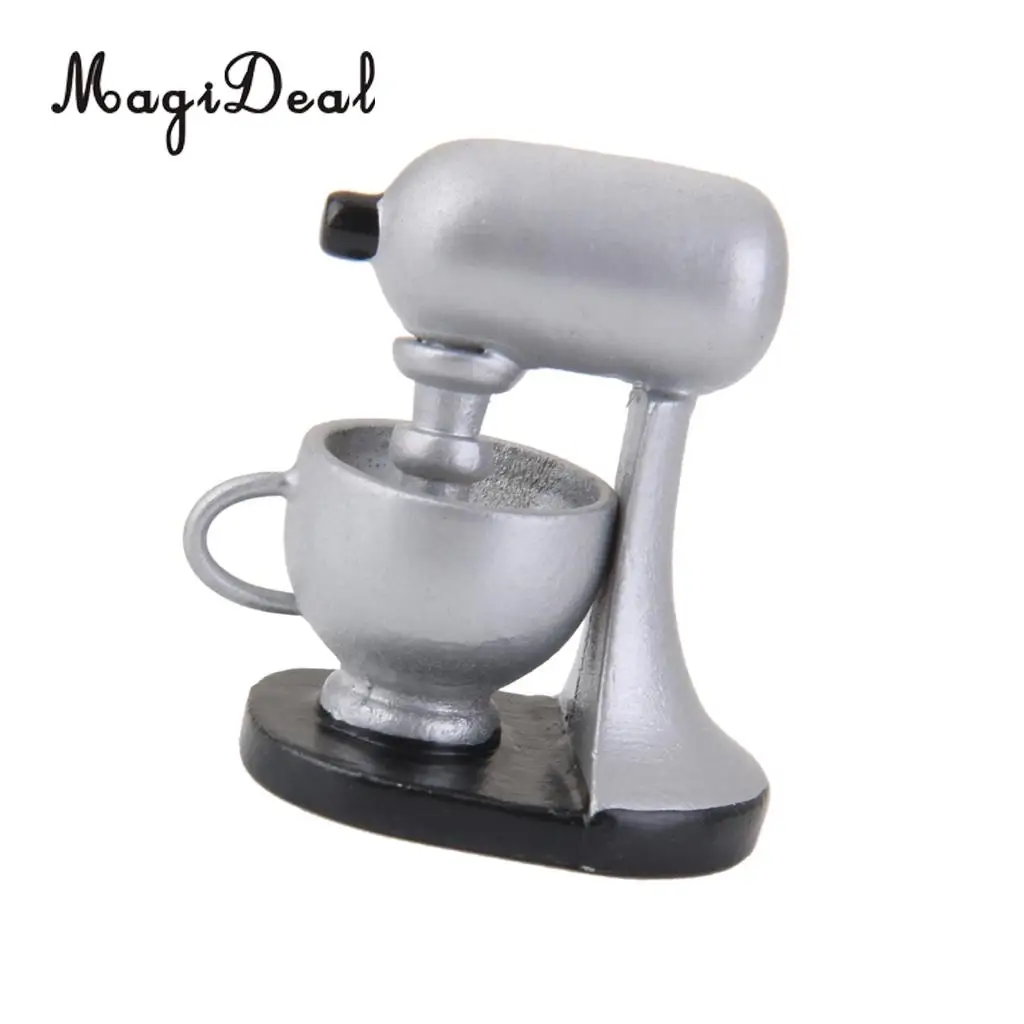 Vintage 1/12 Scale Dolls House Dollhouse Kitchen Decoration Miniature Coffee Maker Machine Children Kids Pretend Play Toy