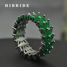 HIBRIDE Nueva Moda Dubai sistemas de La Joyería de Las Mujeres Anillos AAA Cubic Zirconia Anillo de Dedo Para Las Mujeres Regalos de Compromiso R-184