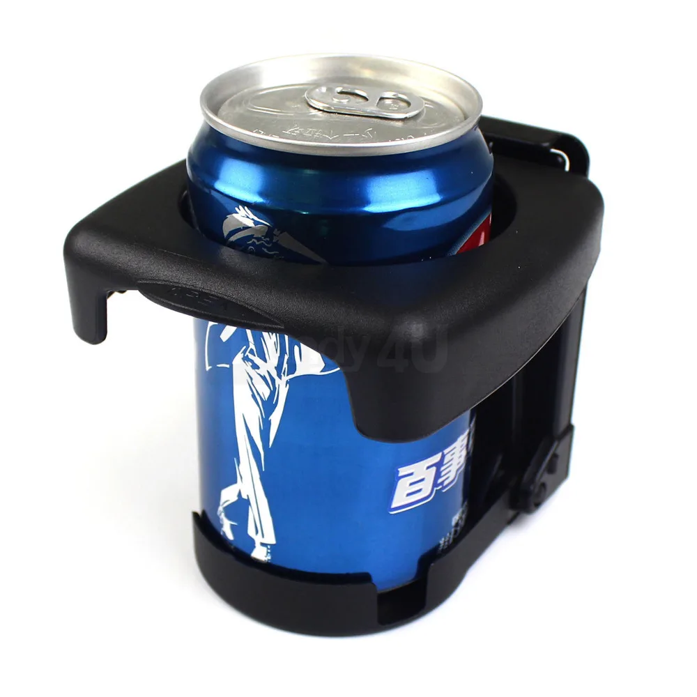 2x Black Universal Folding Drink Holder Cup Holder Car Truck Boat VAN