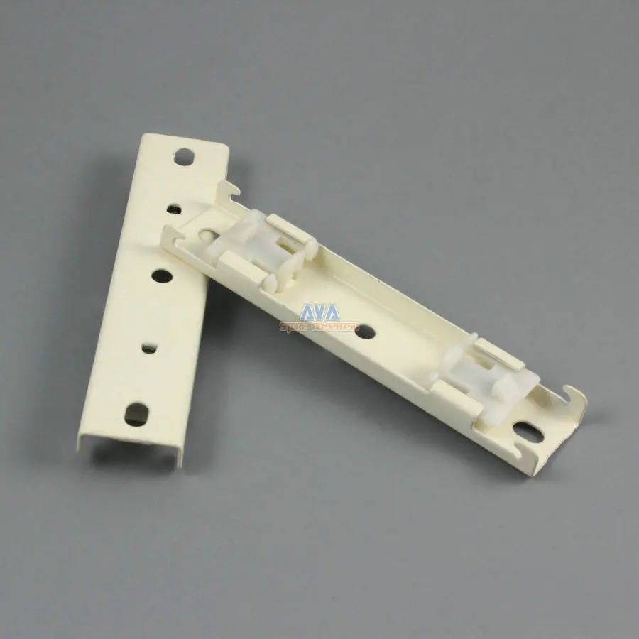 10 Pieces Curtain Track Bracket Curtain Dual Tracks Brace 20x91mm