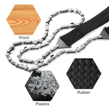 Открытый безопасности выживания Аварийный складной выживания цепная пила Карманный ручной пилы для кемпинга охота Садоводство передач марганцевой стали