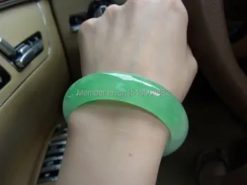 

shitou 0084 Very good nature beautiful grass green stone jadeite bracelet bangle 58mm