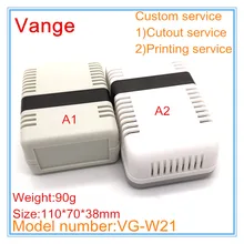 1 шт./лот Электронный Корпус Пластмассовый для электрооборудования 110*70*38 мм ABS корпус Пластиковая распределительная коробка аппарат для маршрутизатора датчик продукта